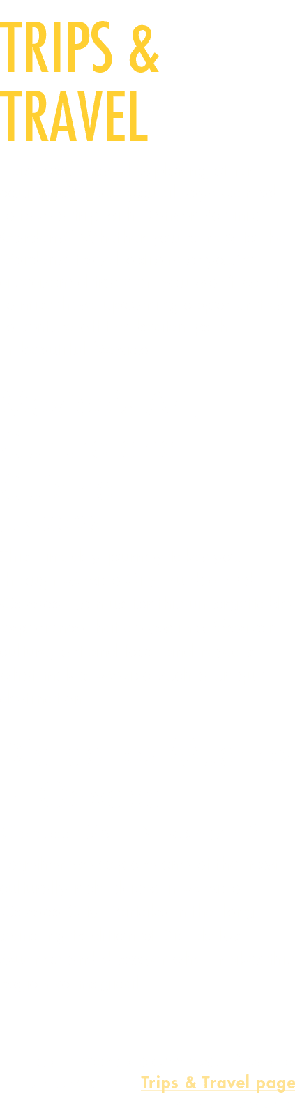 Trips & Travel Have you missed exploring other countries  Have you always wanted to take a trip with Denver Botanic G   