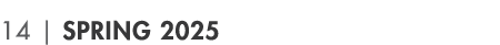 14 | spring 2025