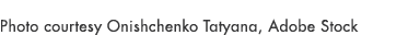Photo courtesy Onishchenko Tatyana, Adobe Stock