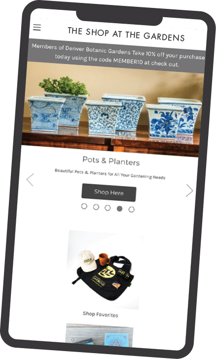 THE SHOP AT THE GARDEN