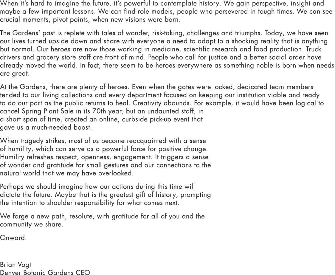 When it s hard to imagine the future, it s powerful to contemplate history  We gain perspective, insight and maybe a    