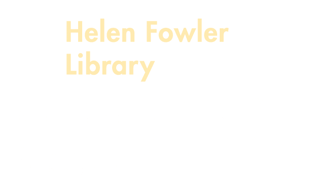 Helen Fowler Library The library is now open on select days  Stop in to see our beautiful new space, get research ass   