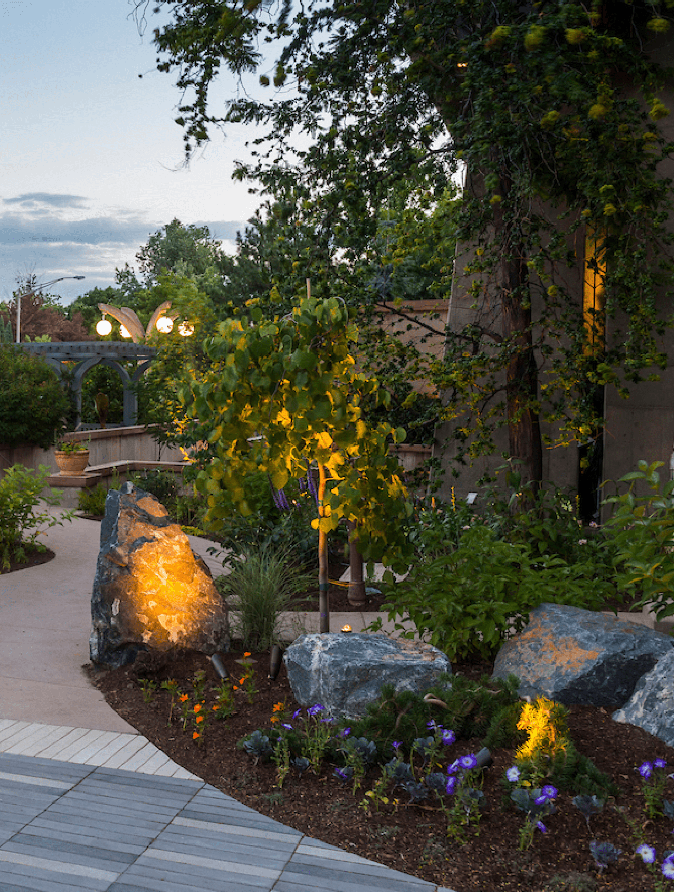 sensory garden evening