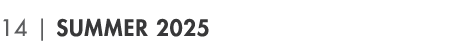 14 | summer 2025