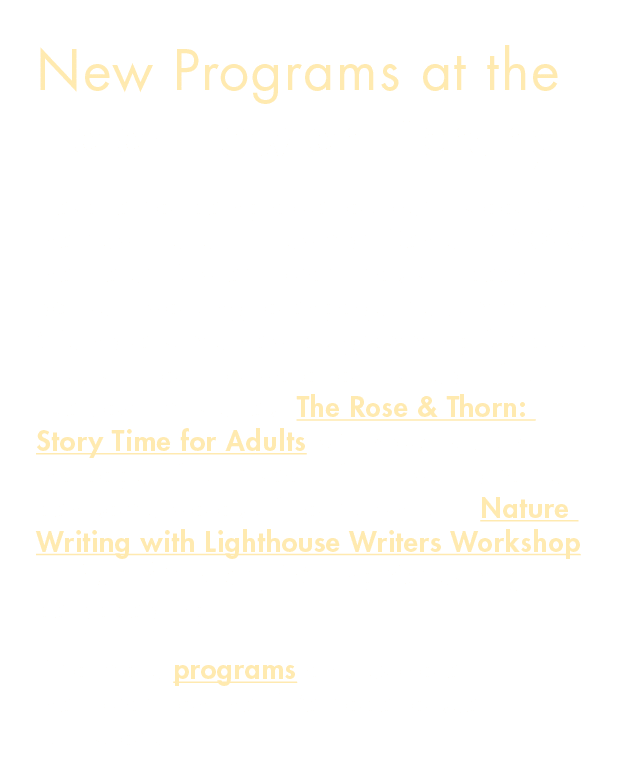 New Programs at the Helen Fowler Library Despite not being able to open its doors in the new Freyer   Newman Center i   