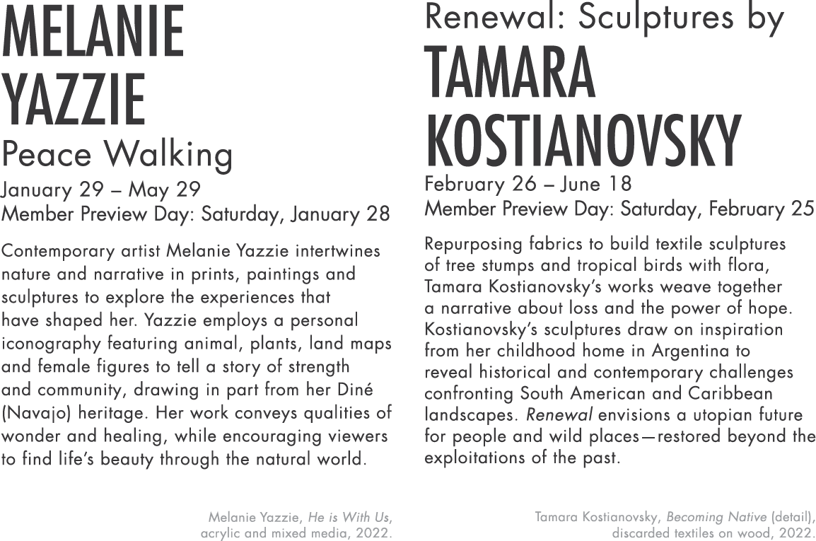 Melanie Yazzie Peace Walking January 29 – May 29 Member Preview Day: Saturday, January 28 Contemporary artist Melanie...