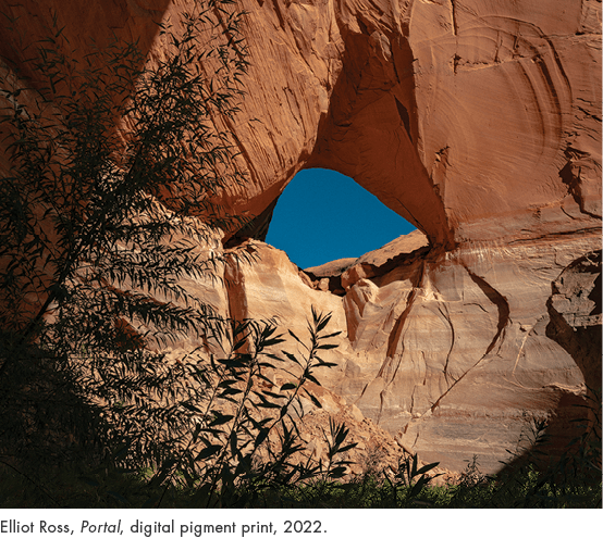 Elliot Ross, Portal, digital pigment print, 2022.