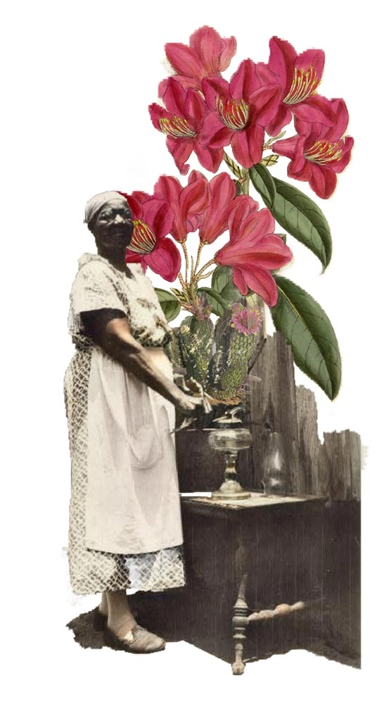 Tya Alisa Anthony, “Nine of Pentacles,” digital collage, 2020. Tya Alisa Anthony, “Nine of Pentacles,” digital collage, 2020.