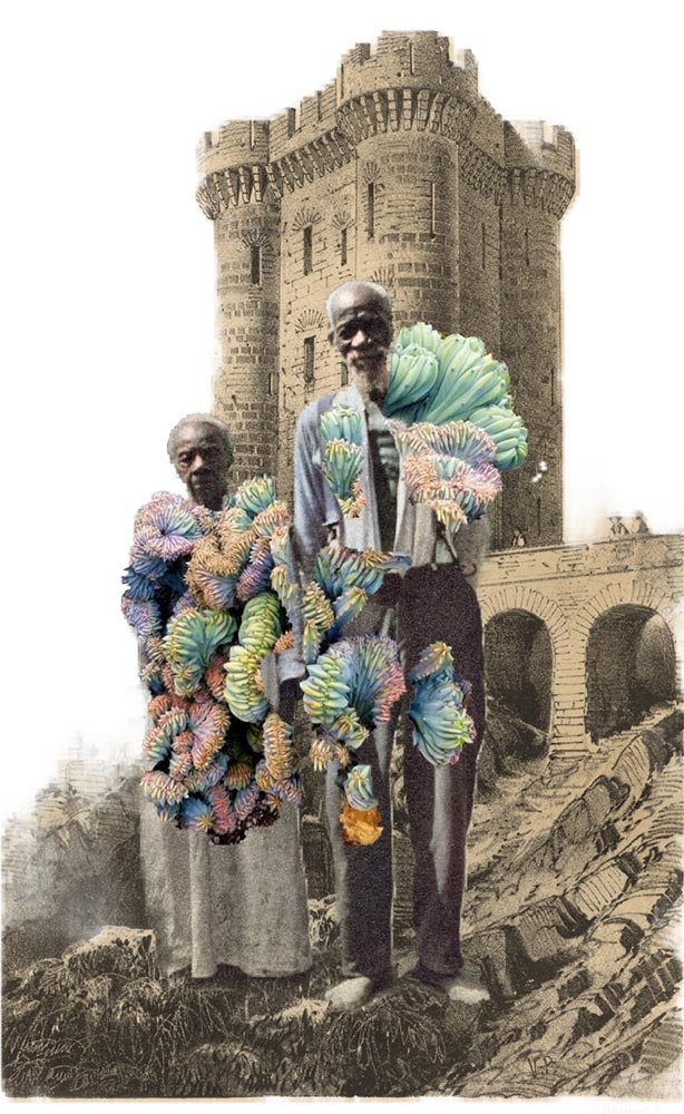 Tya Alisa Anthony, “Ace of Cups,” digital collage, 2020. Tya Alisa Anthony, “Ace of Cups,” digital collage, 2020.