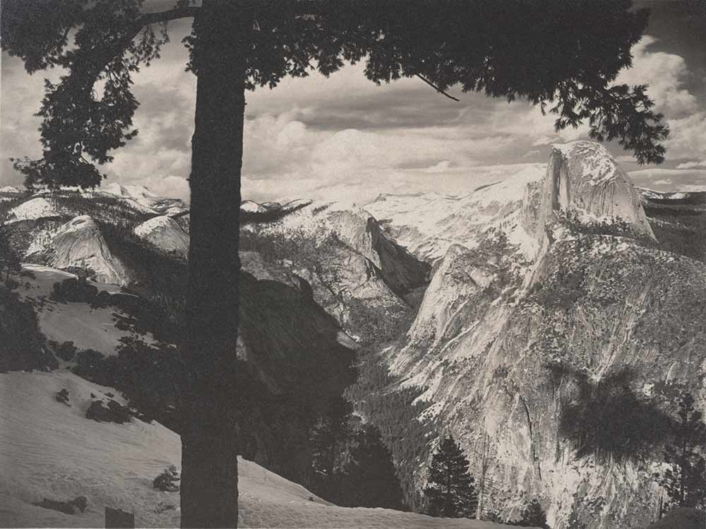 Ansel Adams, “From Glacier Point, Yosemite Valley,” photograph, 1927. Center for Creative Photography, Gift of Dr. and Mrs. John W. Robertson © The Ansel Adams Publishing Rights Trust. Ansel Adams, “From Glacier Point, Yosemite Valley,” photograph, 1927. Center for Creative Photography, Gift of Dr. and Mrs. John W. Robertson © The Ansel Adams Publishing Rights Trust.