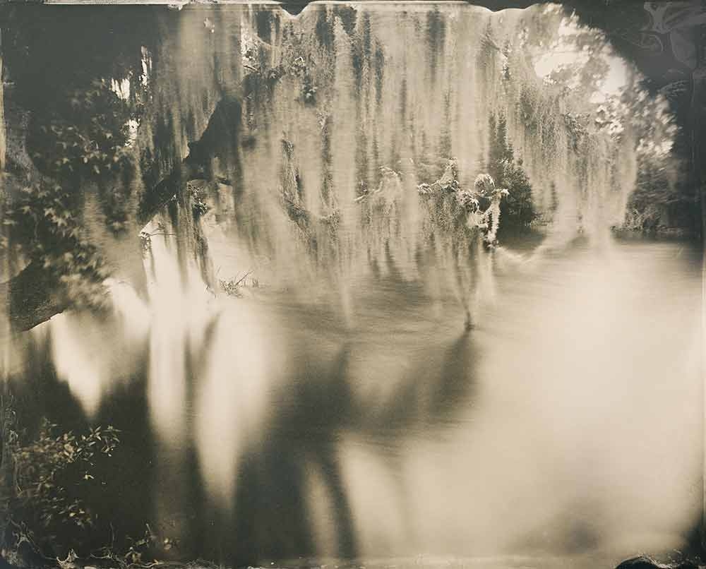 Yojiro Imasaka, “Wet-Land #23,” toned gelatin silver print, 2021.