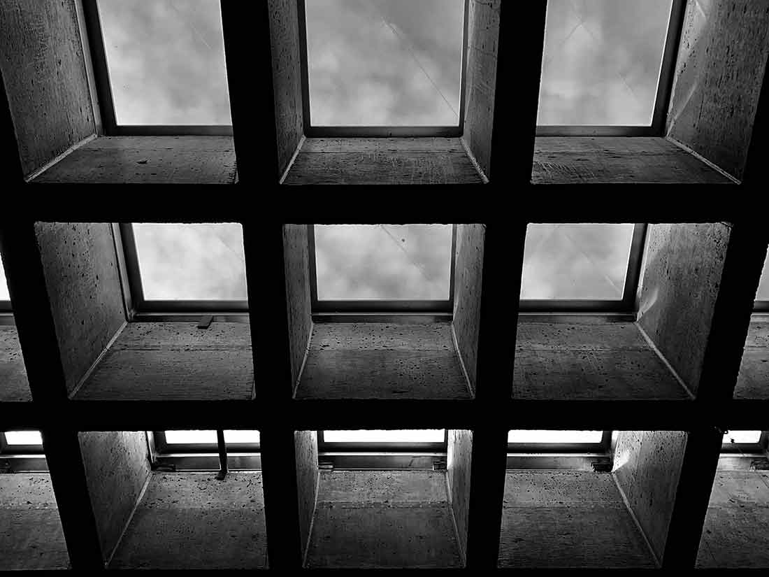 Floating cast concrete above Gates Garden Court Floating cast concrete above Gates Garden Court