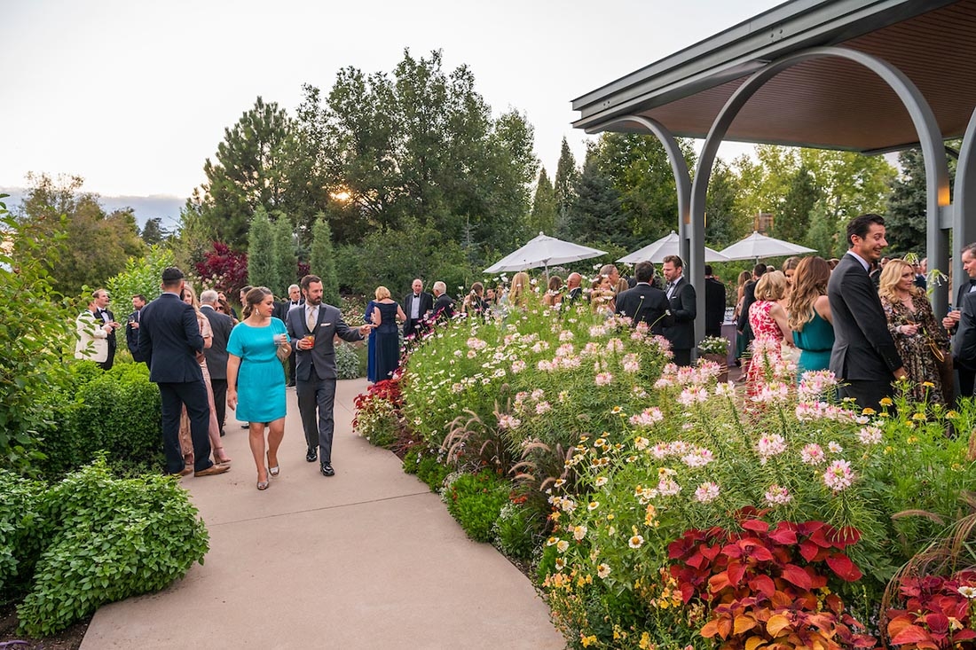 Formal party in the Annuals Garden