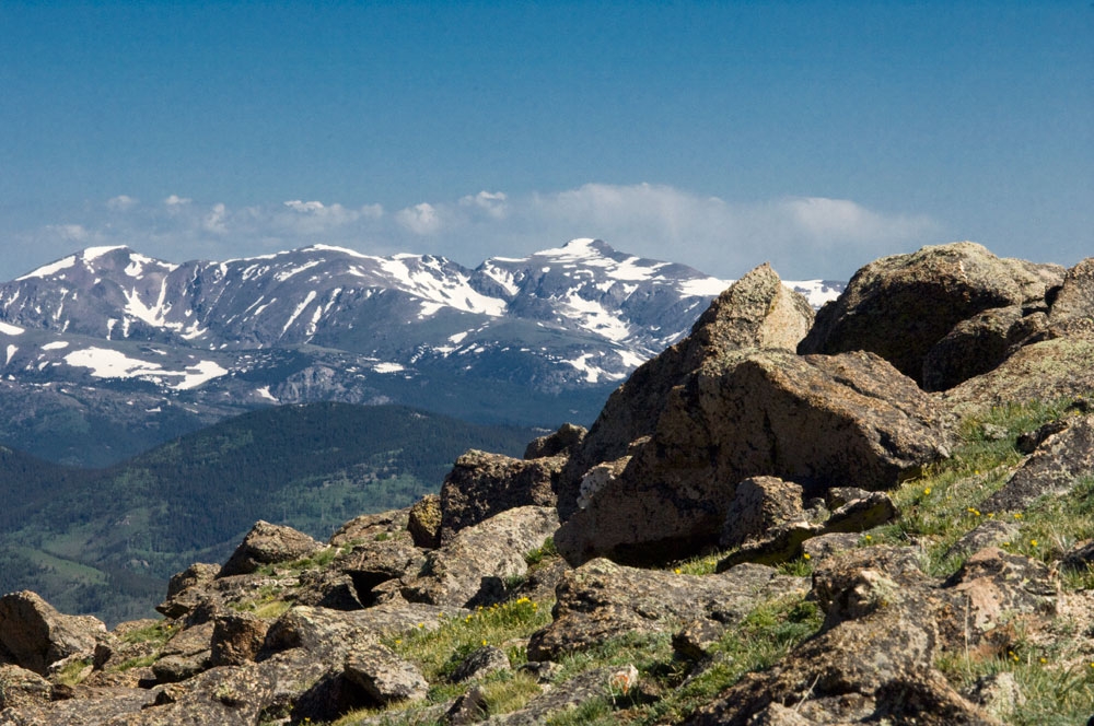 At the top of Mount Goliath