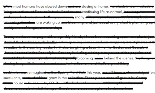 Blackout poetry