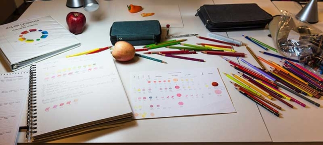 art student desk