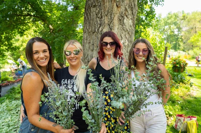 friends with lavender plants