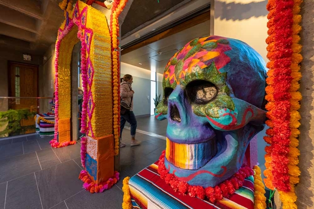 Dia de los Muertos Skull at Dia de los Muertos