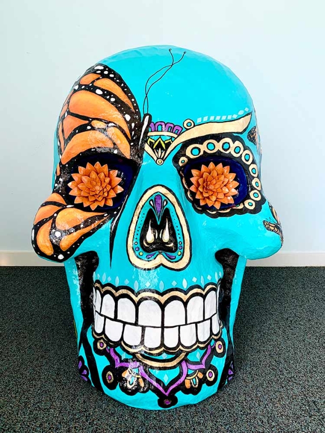 Dia de los Muertos Skull at Dia de los Muertos