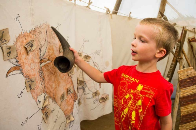 Toddler and Preschool Programs gallery Child at Plains Conservation Center