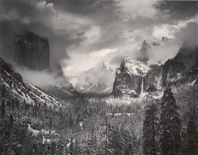 Ansel Adams, “Clearing Winter Storm, Yosemite National Park, California,” photograph, 1940. Center for Creative Photography, Ansel Adams Archive © The Ansel Adams Publishing Rights Trust. Ansel Adams, “Clearing Winter Storm, Yosemite National Park, California,” photograph, 1940. Center for Creative Photography, Ansel Adams Archive © The Ansel Adams Publishing Rights Trust.