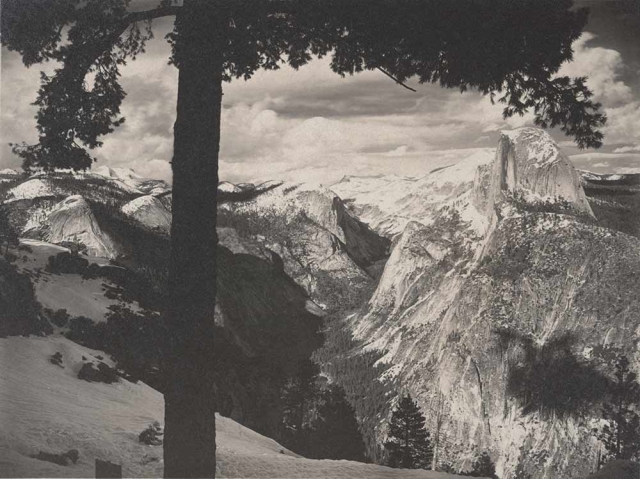 Ansel Adams, “From Glacier Point, Yosemite Valley,” photograph, 1927. Center for Creative Photography, Gift of Dr. and Mrs. John W. Robertson © The Ansel Adams Publishing Rights Trust. Ansel Adams, “From Glacier Point, Yosemite Valley,” photograph, 1927. Center for Creative Photography, Gift of Dr. and Mrs. John W. Robertson © The Ansel Adams Publishing Rights Trust.
