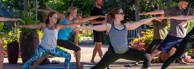 Yoga at the Gardens