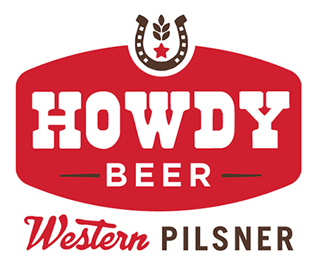 Howdy Beer logo Howdy Beer logo