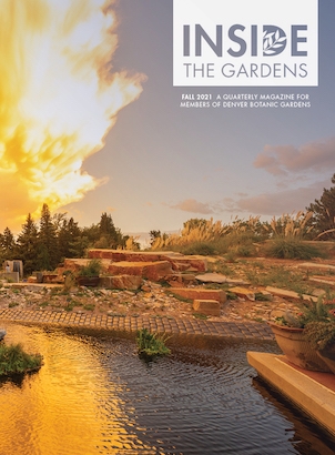 Inside the Gardens magazine fall 2021 cover