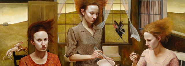 Andrea Kowch, "The Feast," acrylic on canvas, 2010. Andrea Kowch, "The Feast," acrylic on canvas, 2010.