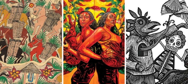 Art from three artists