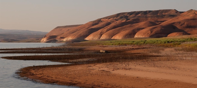Low water level at Lake Powell